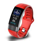 Smart Watch Fitness Tracker with ECG Heart Rate Blood Pressure and Sleep Monitoring Water-Resistant Activity Tracker for iPhone and Android