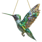 Stained Glass Style Acrylic Bird Window Suncatcher with Hanging Chain