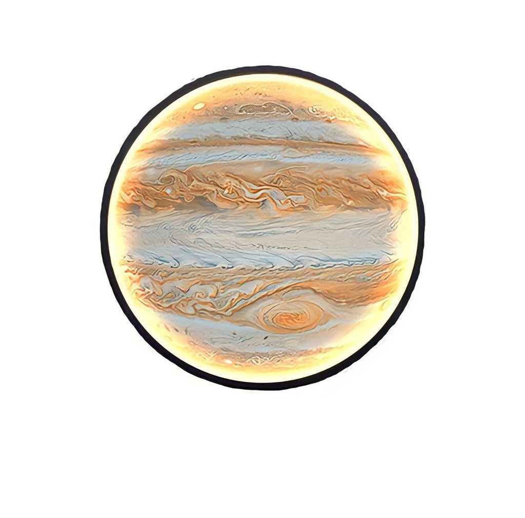 Circle Galaxy Wall Sconce Round Planet Effect Wall Light