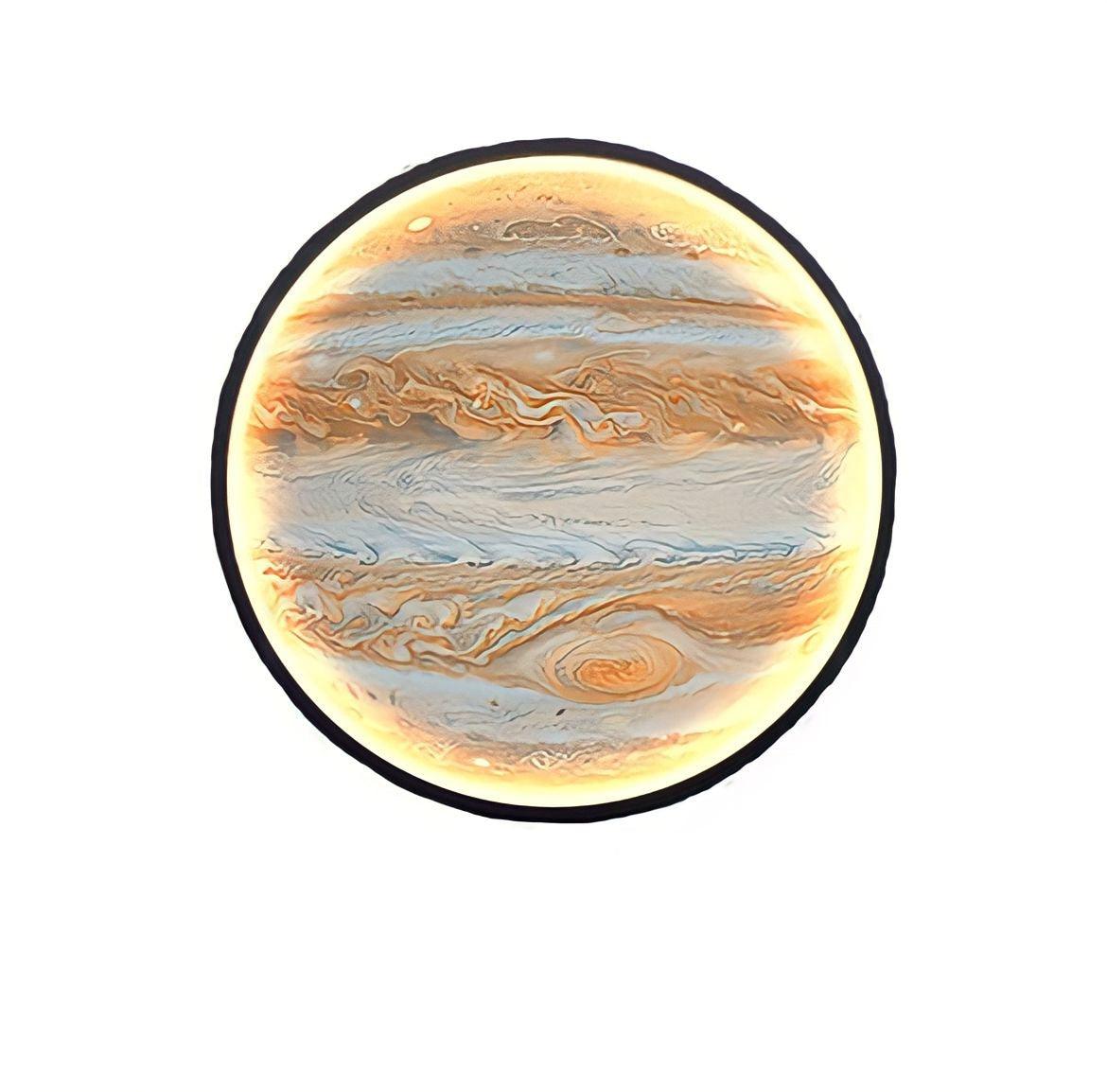 Circle Galaxy Wall Sconce Round Planet Effect Wall Light