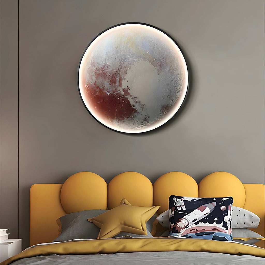 Circle Galaxy Wall Sconce Round Planet Effect Wall Light