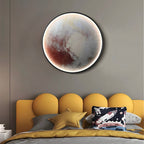 Circle Galaxy Wall Sconce Round Planet Effect Wall Light