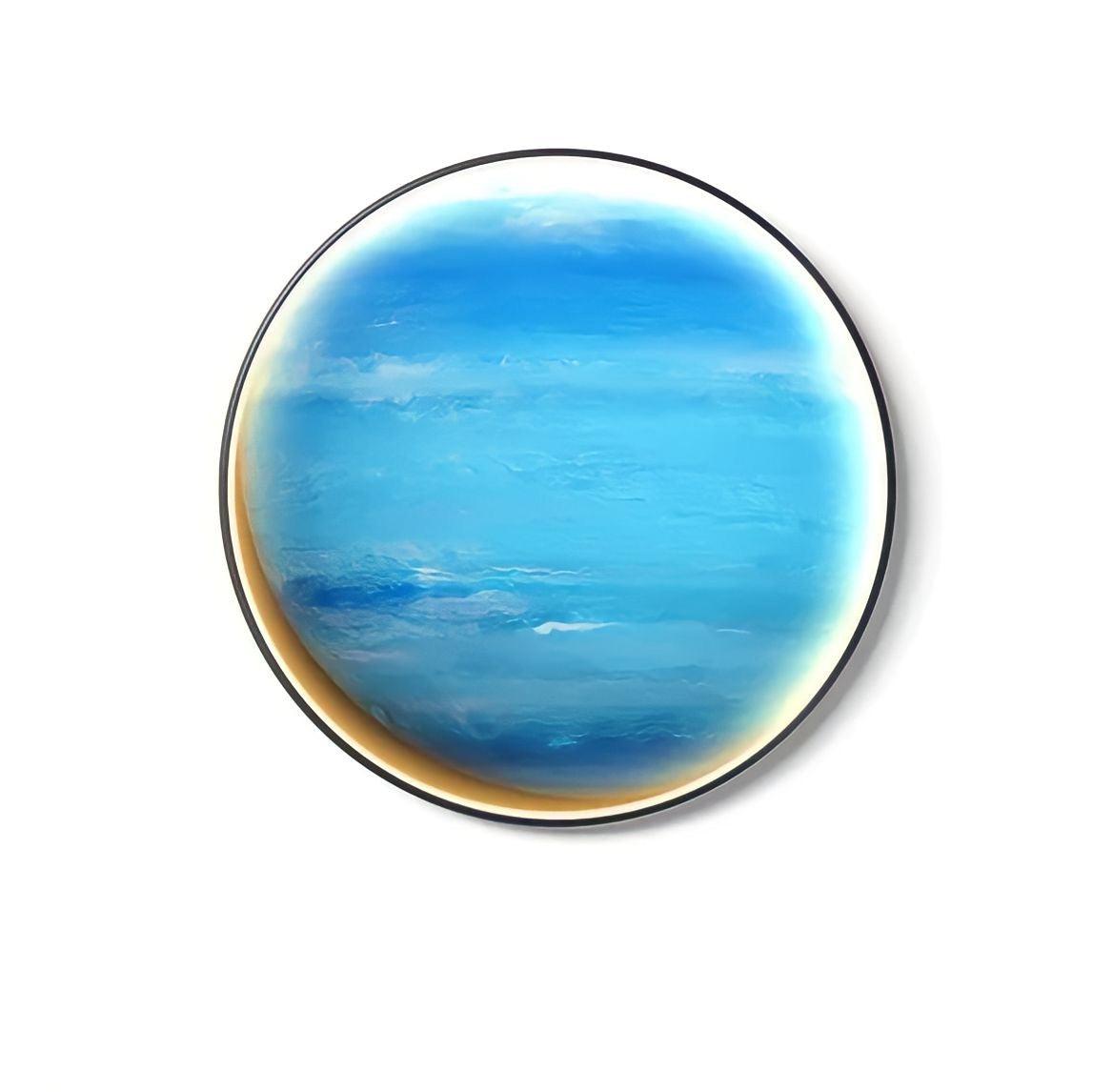 Circle Galaxy Wall Sconce Round Planet Effect Wall Light