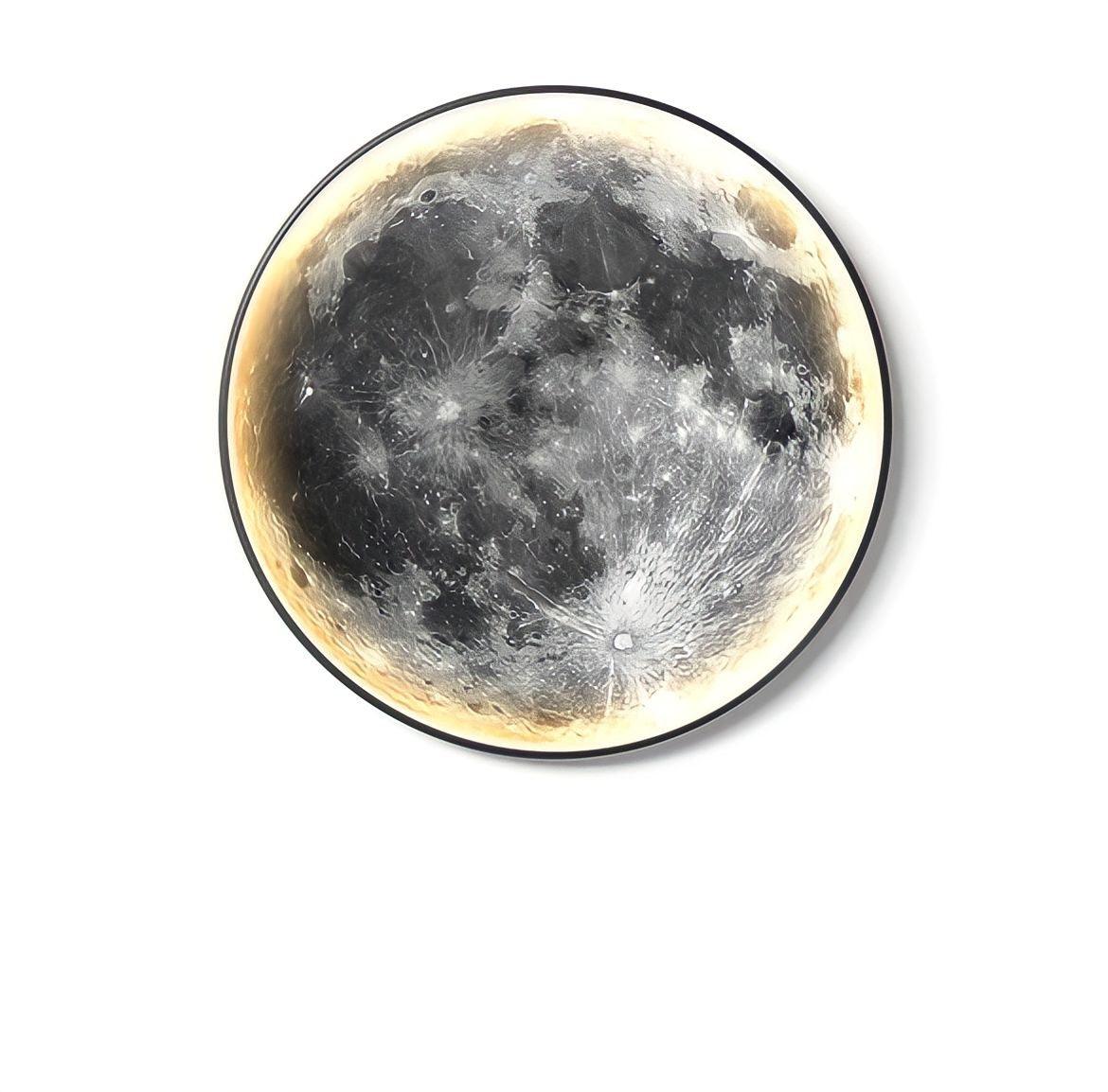 Circle Galaxy Wall Sconce Round Planet Effect Wall Light