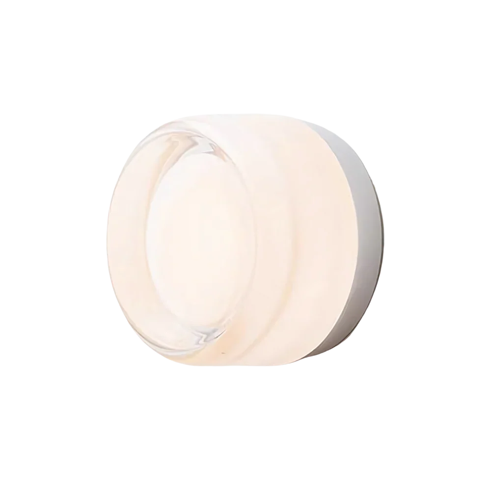 Modern Glass Wall Sconce for Living Room in White — Harbor Light Co.