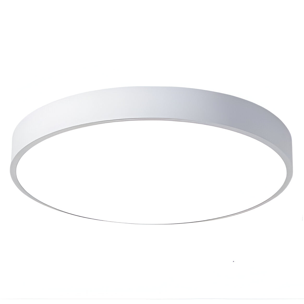 Modern Round Flush Mount Ceiling Light with Slim Frame