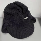 Winter Trapper Hat with Ear Flaps Knit Beanie Cap with Visor Fleece Lined Warm Cold Weather Hat for Men and Women