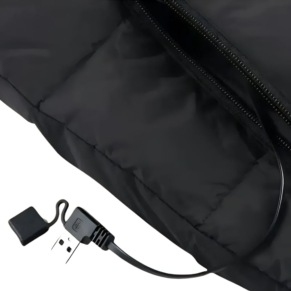Women's Heated Vest USB Powered Electric Heating Gilet Slim Fit Lightweight Winter Vest with Adjustable Heat Levels for Outdoor