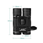Compact HD Binoculars for Adults Pocket Folding Binoculars with Wide Field of View for Bird Watching Hiking Concerts and Travel