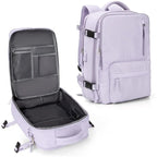 Large Travel Backpack for Women Waterproof Carry On Hiking Backpack with USB Charging Port Shoe Compartment and Wet Dry Pocket