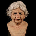 Realistic Latex Mask Full Head Halloween Costume Mask for Adults with Lifelike Detail for Cosplay Masquerade and Themed Parties