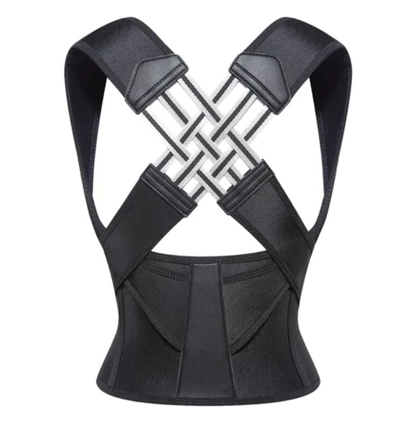 Posture Corrector Back Brace Adjustable Shoulder and Upper Back Support Strap for Men and Women