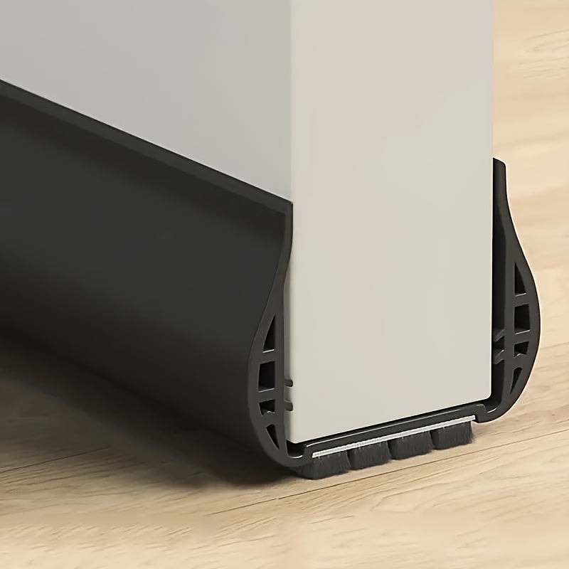 Adjustable Double Sided Door Draft Stopper with Brush Seal for Interior Doors