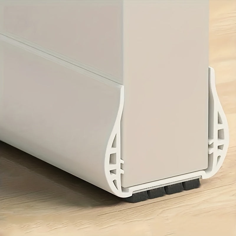 Adjustable Double Sided Door Draft Stopper with Brush Seal for Interior Doors