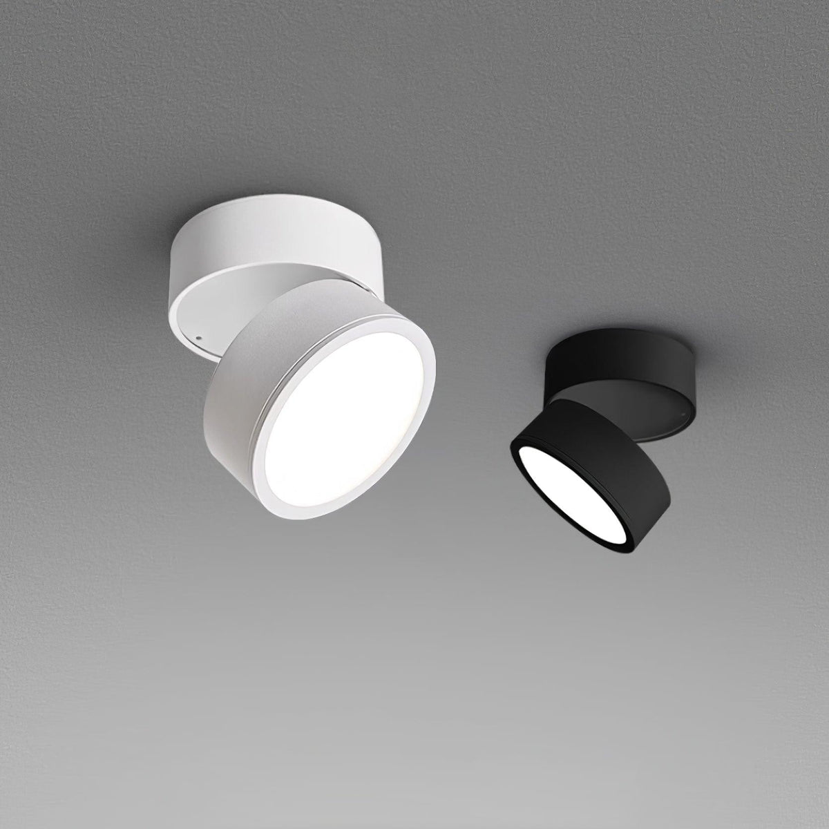 Adjustable Surface Mounted LED Ceiling Spotlight with Rotating Head