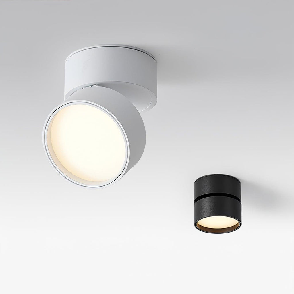 Adjustable Surface Mounted LED Ceiling Spotlight with Rotating Head