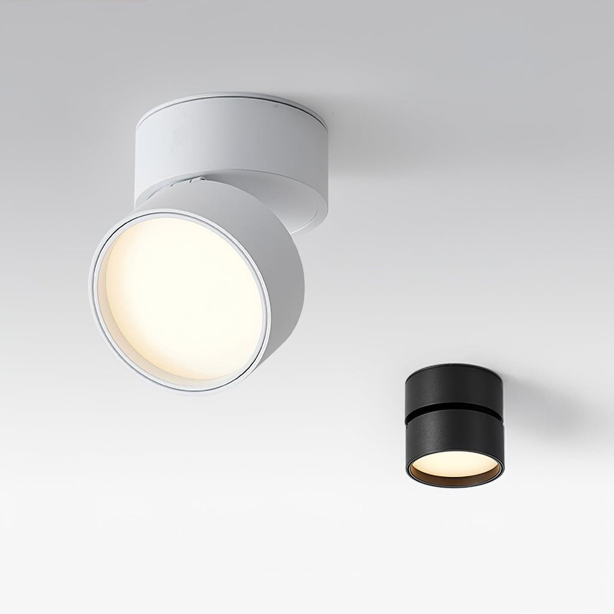 Adjustable Surface Mounted LED Ceiling Spotlight with Rotating Head