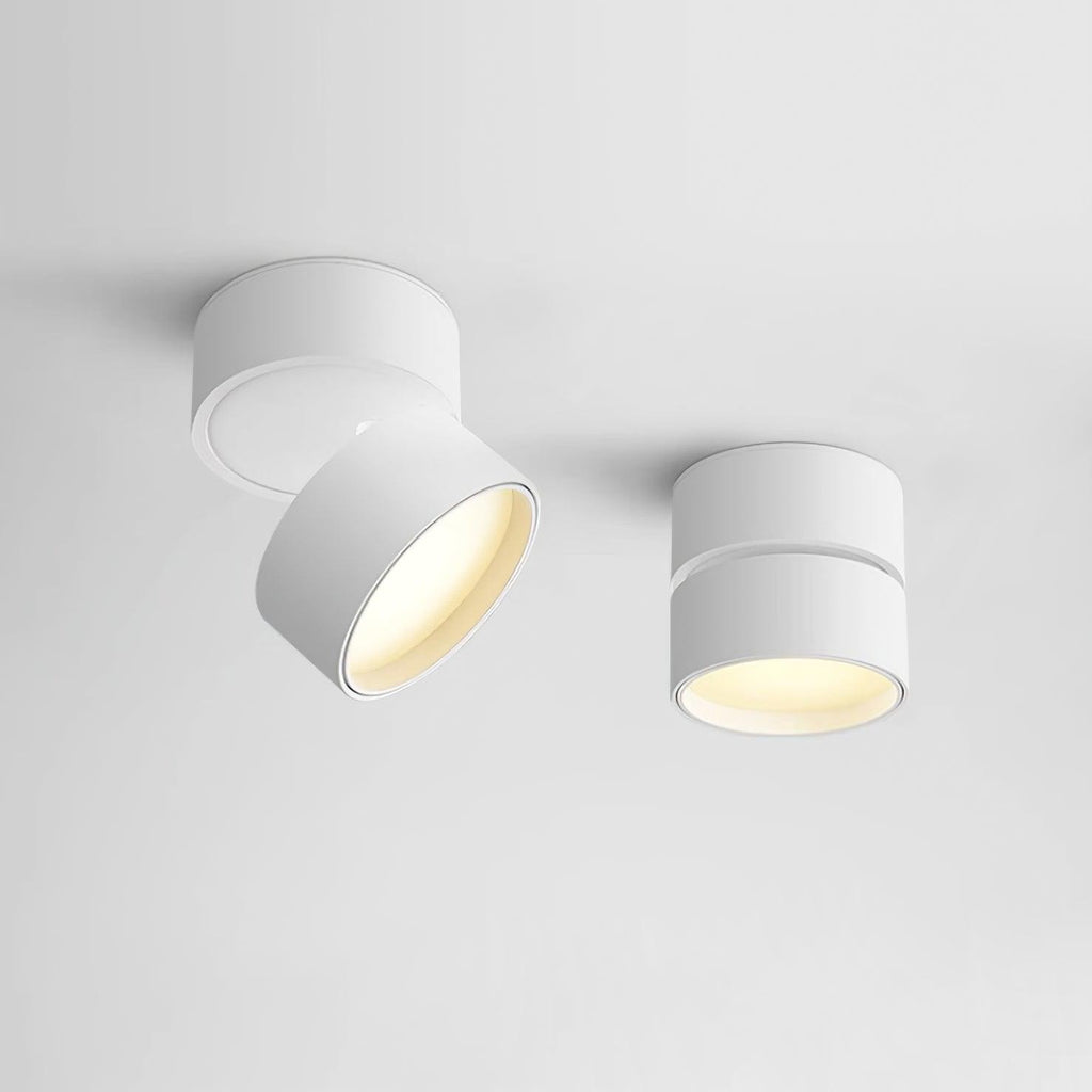 Adjustable Surface Mounted LED Ceiling Spotlight with Rotating Head