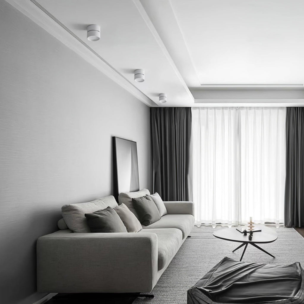 Adjustable Surface Mounted LED Ceiling Spotlight with Rotating Head