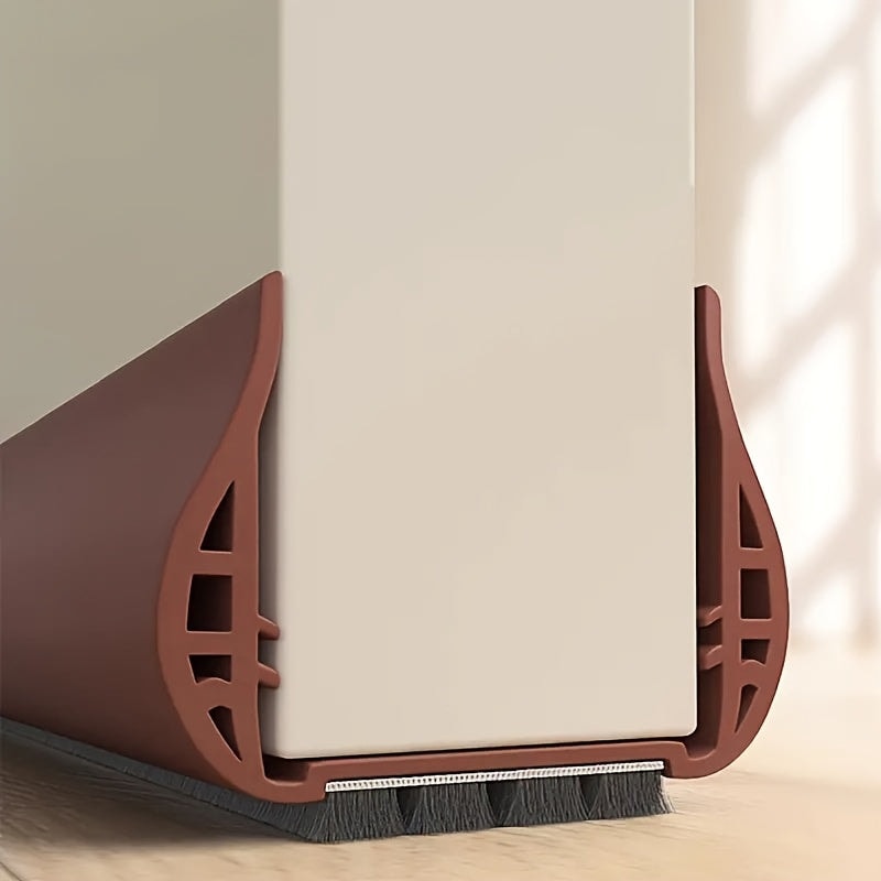 Adjustable Under Door Draft Stopper with Double Seal for Noise and Cold Air