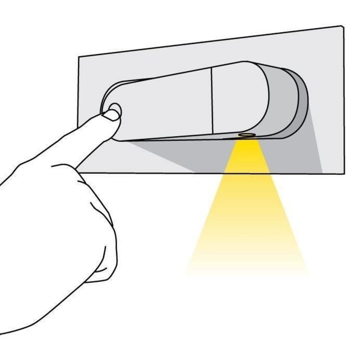 Aluminum LED Reading Wall Light with Adjustable Rotating Head for Bedside