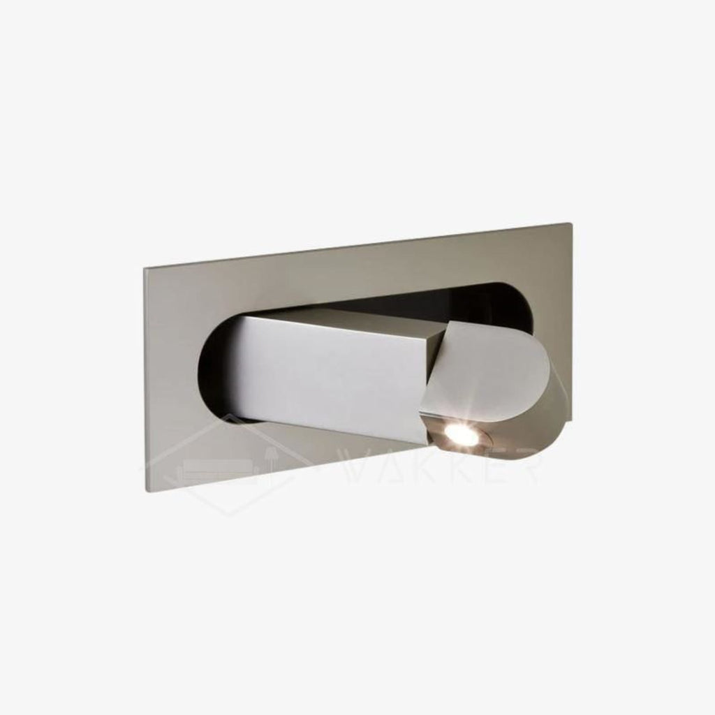 Aluminum LED Reading Wall Light with Adjustable Rotating Head for Bedside