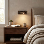 Aluminum LED Reading Wall Light with Adjustable Rotating Head for Bedside
