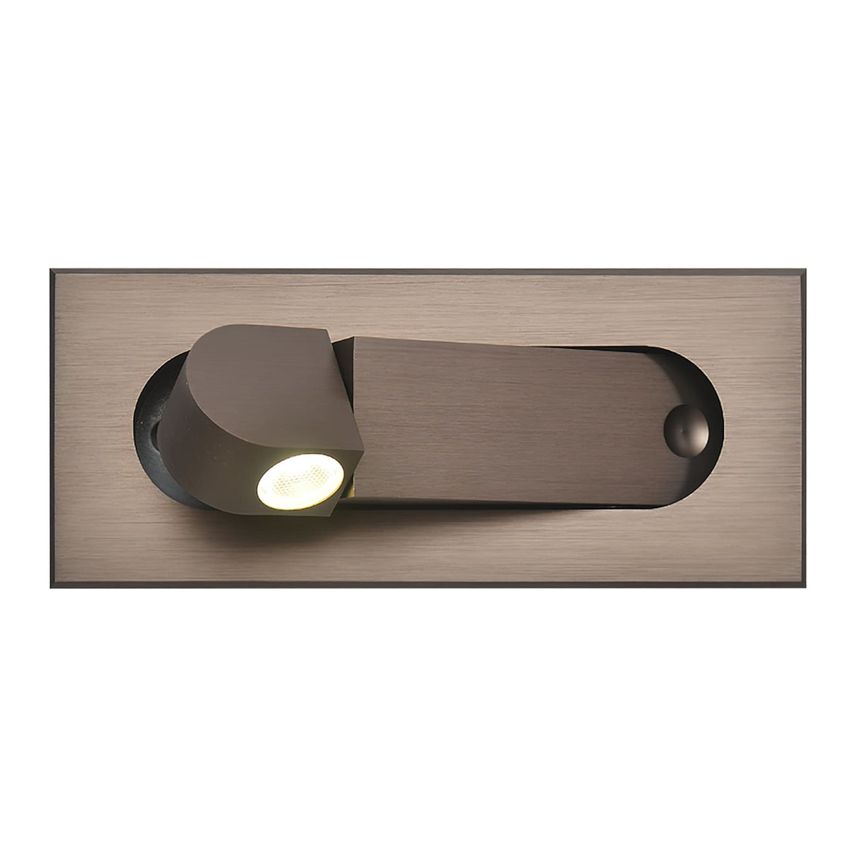 Aluminum LED Reading Wall Light with Adjustable Rotating Head for Bedside