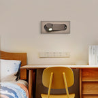 Aluminum LED Reading Wall Light with Adjustable Rotating Head for Bedside