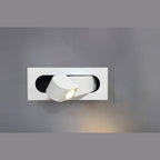 Aluminum LED Reading Wall Light with Adjustable Rotating Head for Bedside