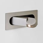 Aluminum LED Reading Wall Light with Adjustable Rotating Head for Bedside
