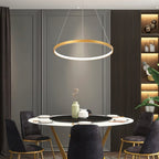 Modern Ring Chandelier Pendant Light with Adjustable Cables