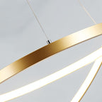 Modern Ring Chandelier Pendant Light with Adjustable Cables