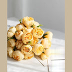 Artificial Silk Peony Bouquet with Realistic Blooms for Vases and Weddings