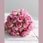 Artificial Silk Peony Bouquet with Realistic Blooms for Vases and Weddings