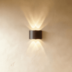 Modern Up Down Wall Sconce with Cube Shade