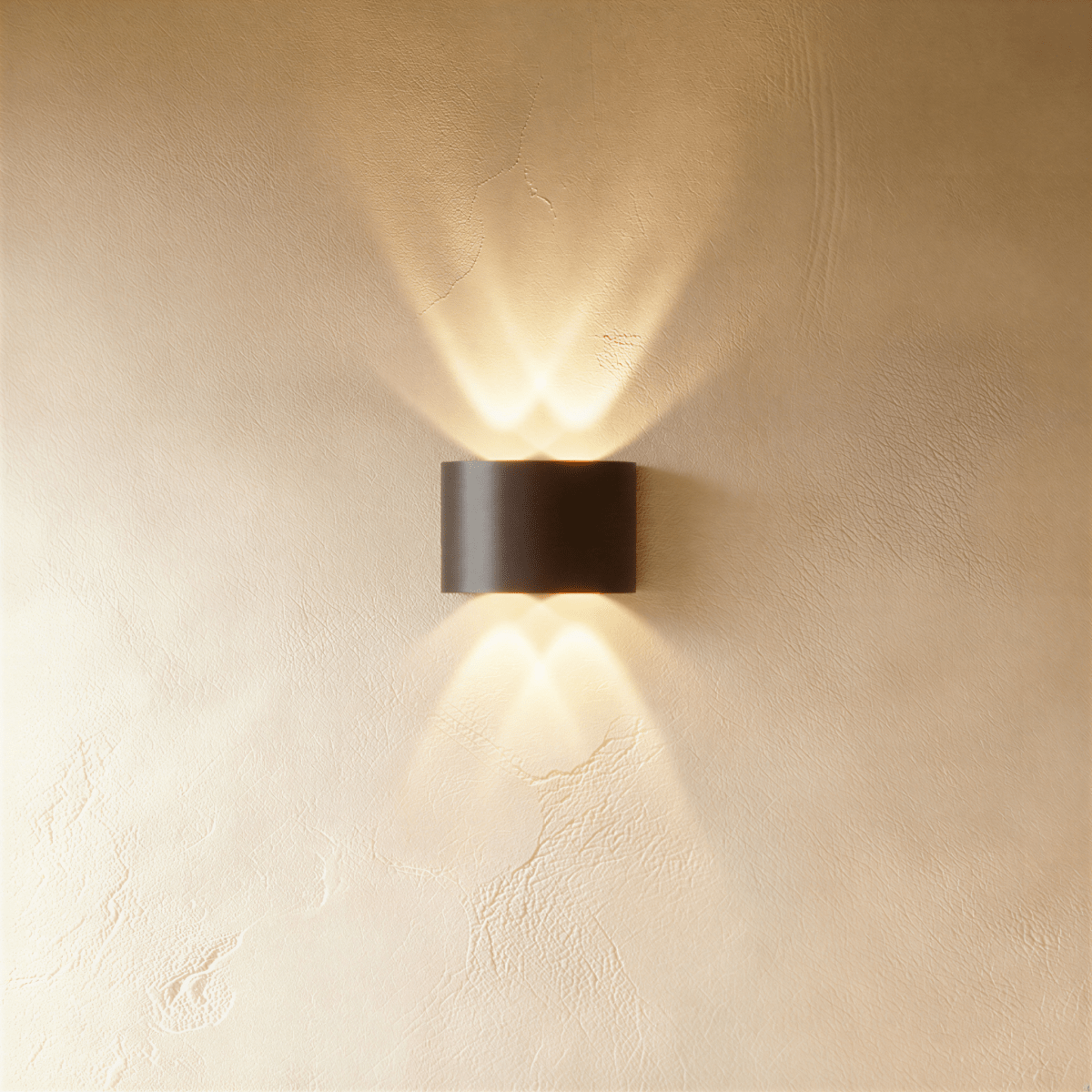 Modern Up Down Wall Sconce with Cube Shade