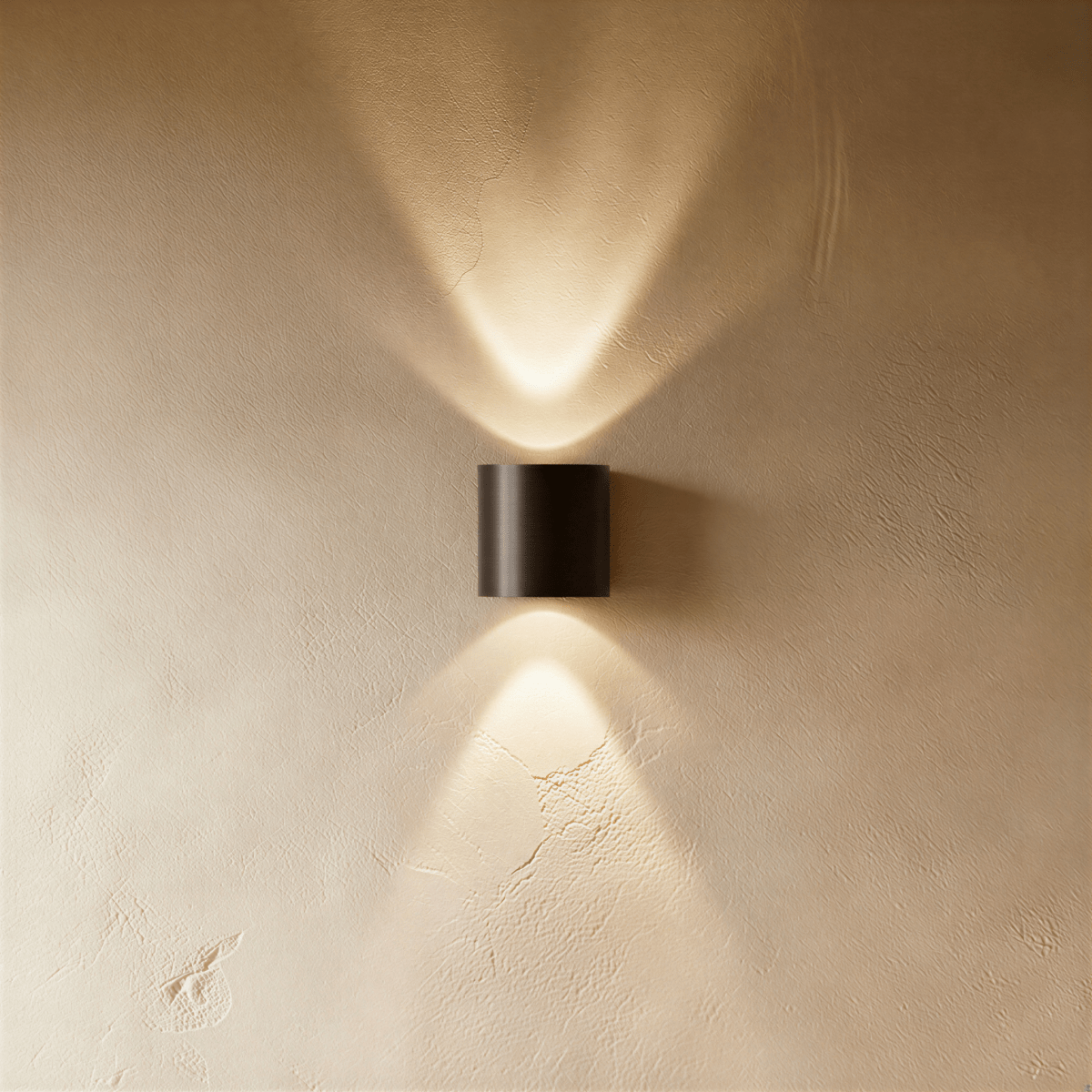 Modern Up Down Wall Sconce with Cube Shade