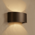 Modern Up Down Wall Sconce with Cube Shade