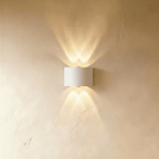 Modern Up Down Wall Sconce with Cube Shade