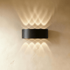 Modern Up Down Wall Sconce with Cube Shade