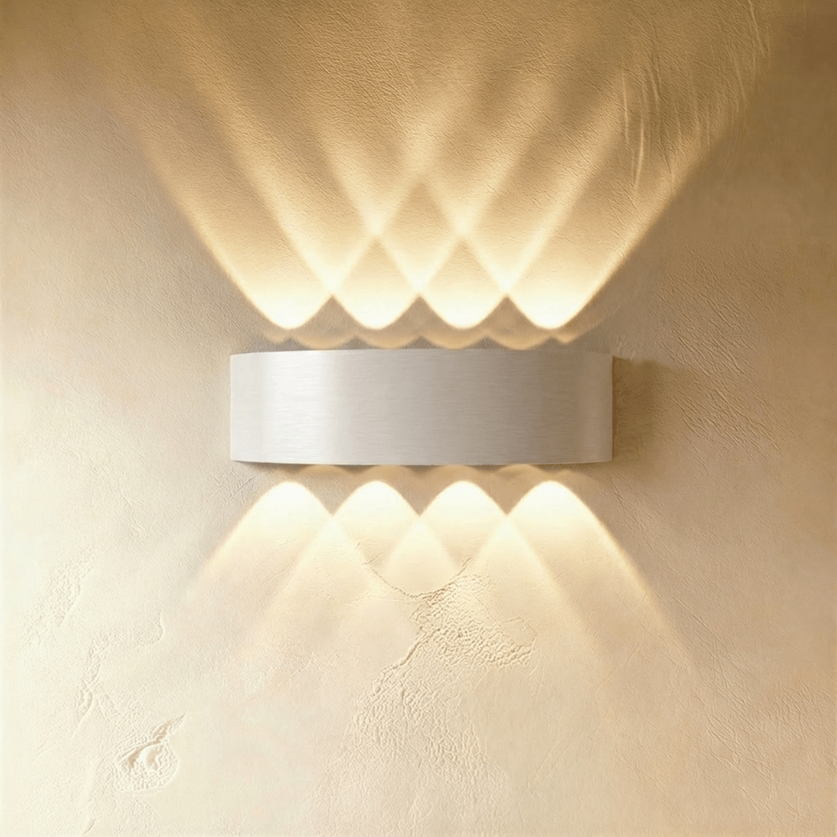 Modern Up Down Wall Sconce with Cube Shade