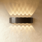 Modern Up Down Wall Sconce with Cube Shade