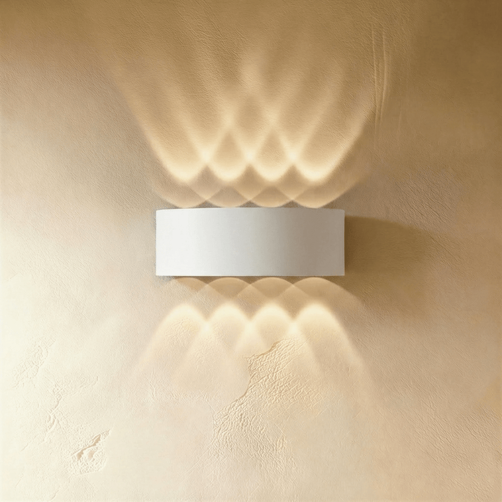 Modern Up Down Wall Sconce with Cube Shade