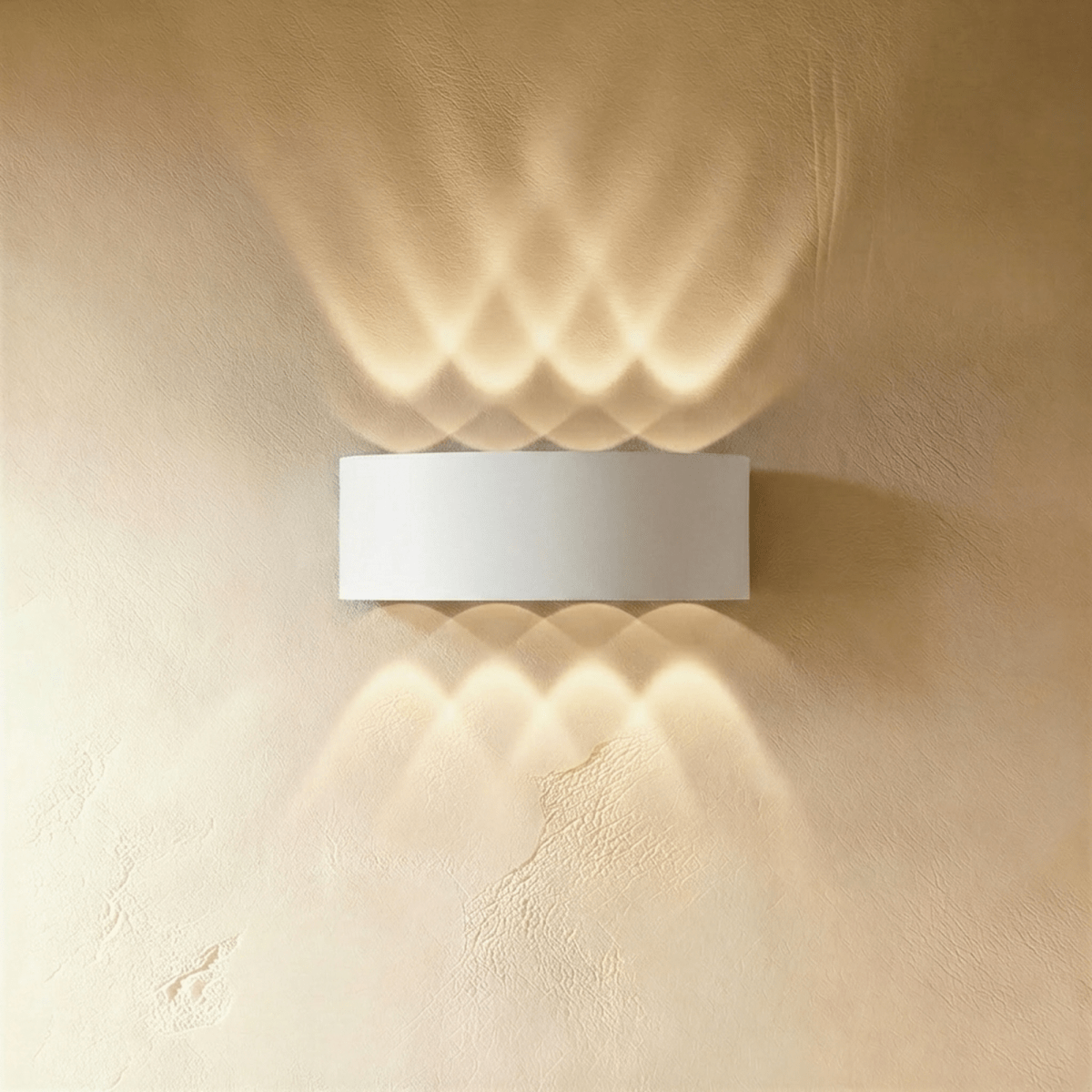 Modern Up Down Wall Sconce with Cube Shade