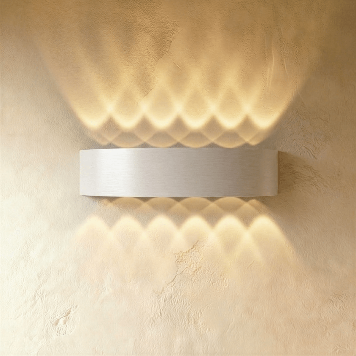 Modern Up Down Wall Sconce with Cube Shade