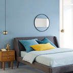 Modern Glass and Metal Pendant Light with Double Cylinder Shade