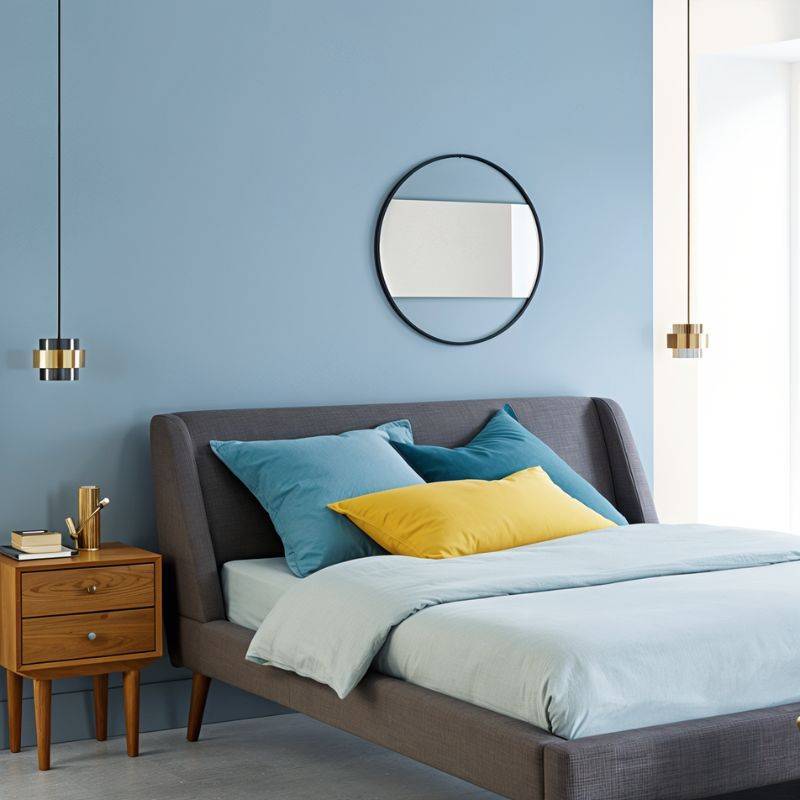 Modern Glass and Metal Pendant Light with Double Cylinder Shade