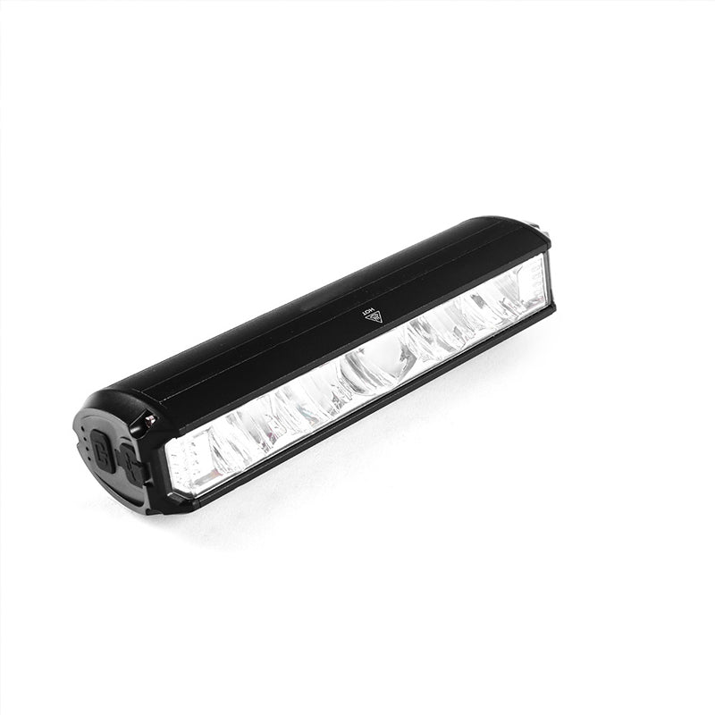 Rechargeable LED Bike Headlight Super Bright Wide Angle Bicycle Front Light with Battery Indicator USB Charging and Waterproof Housing