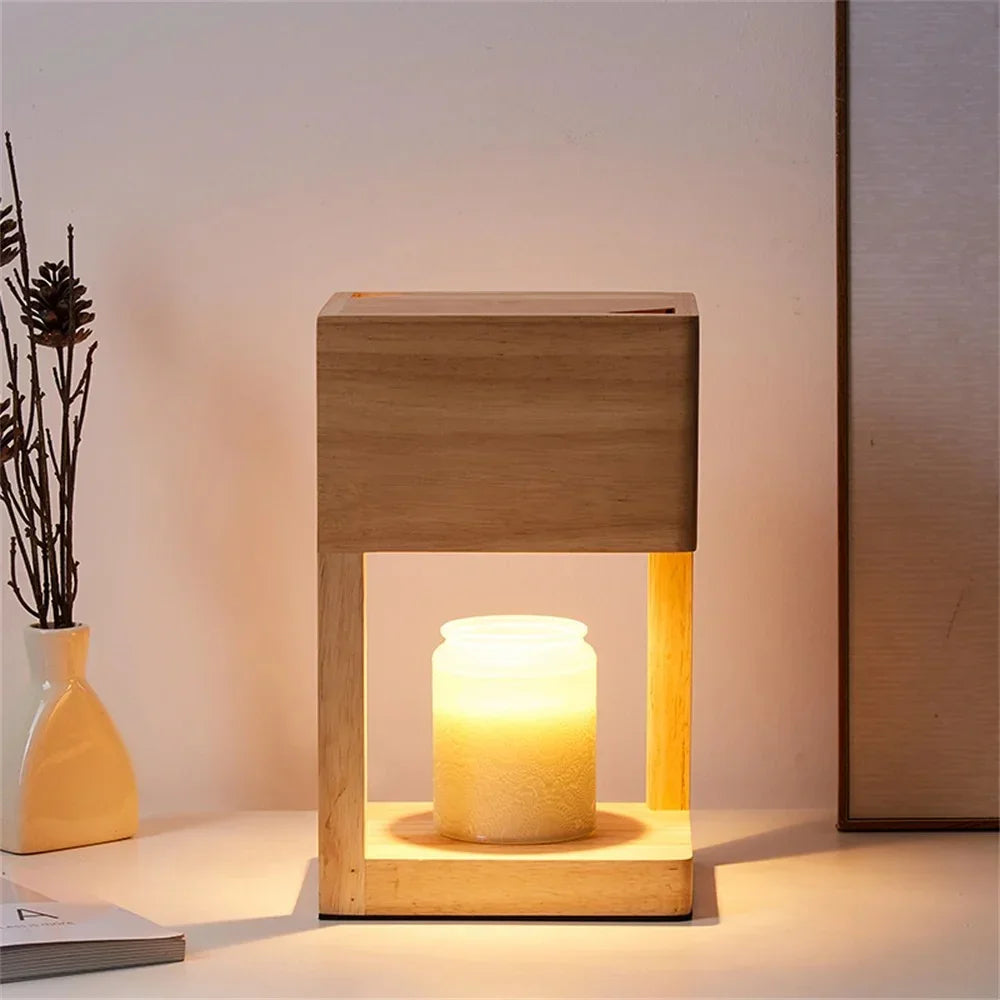 Minimalist Wood Table Lamp for Living Room and Bedroom — Harbor Light Co.